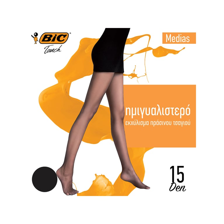 BIC 15D Tights Black Large