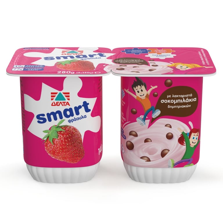 Δέλτα Smart Strawberry Dessert Twin Pack