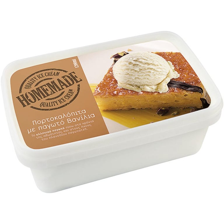 Homemade Orange Cake Vanilla Ice Cream 1200ml
