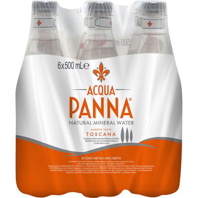 Acqua Panna Natural Mineral Water 500ml x6
