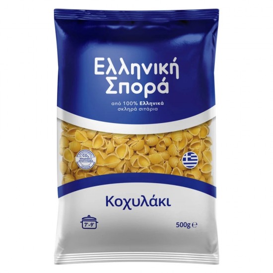 Ελληνική Σπορά Small Shell Pasta 500g