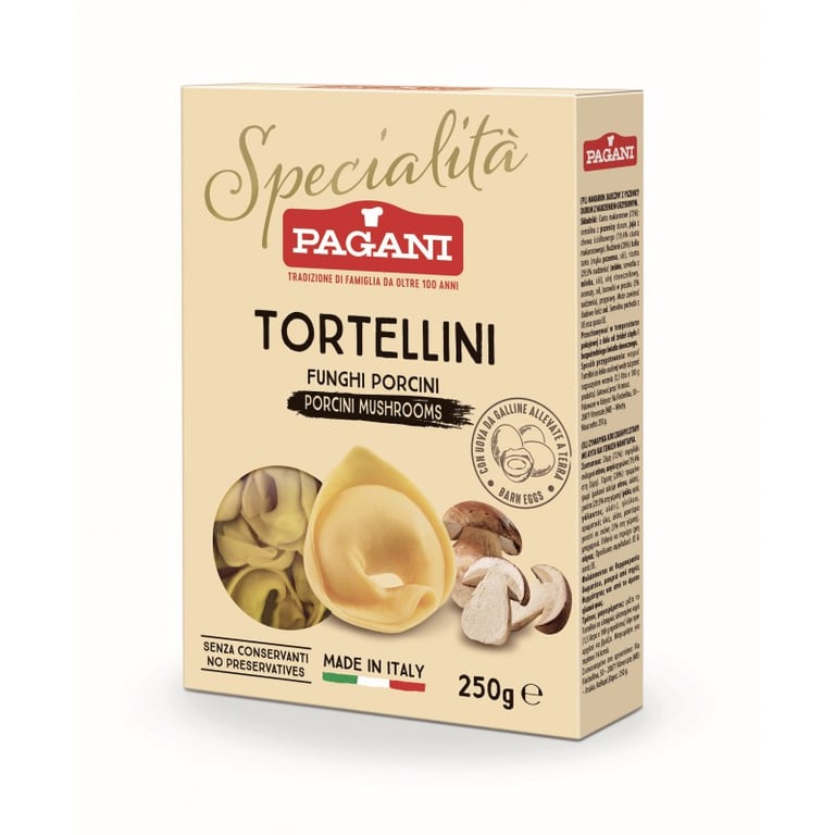 Pagani Specialita Tortellini Porcini Mushrooms 250g