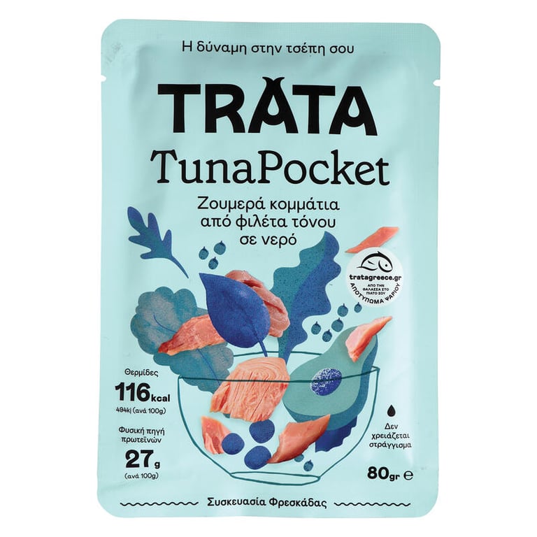 Trata Tuna in Water Pocket 80g