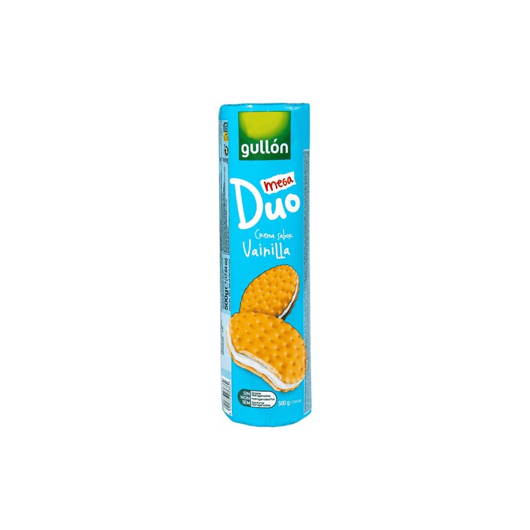 Gullón Mega Duo Vanilla Filled Cookies 500g