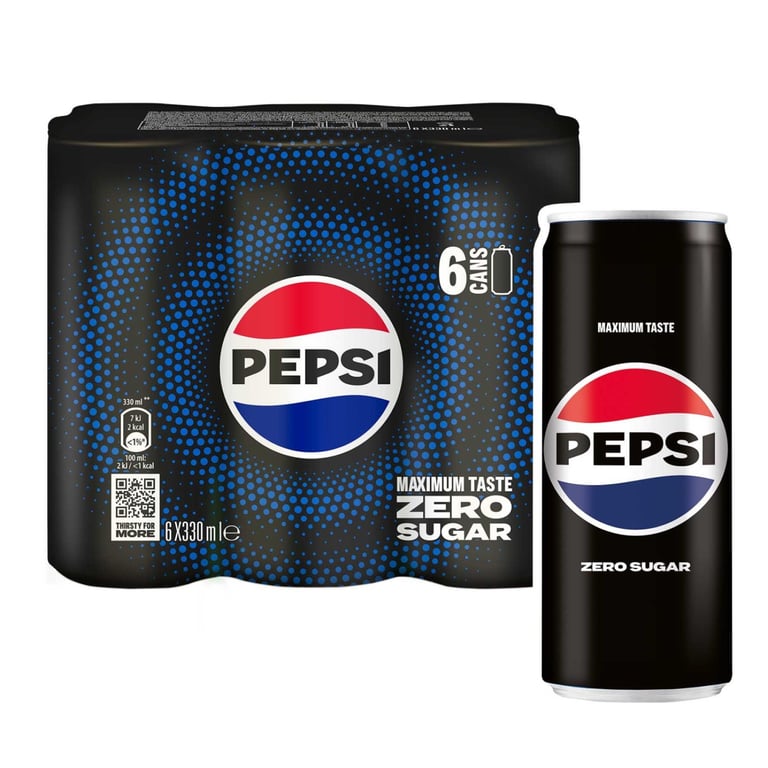 Pepsi Zero-Max 330ml x5 (+1 Free)