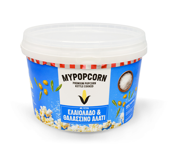 Mypopcorn Olive Oil & Sea Salt Popcorn 45gr