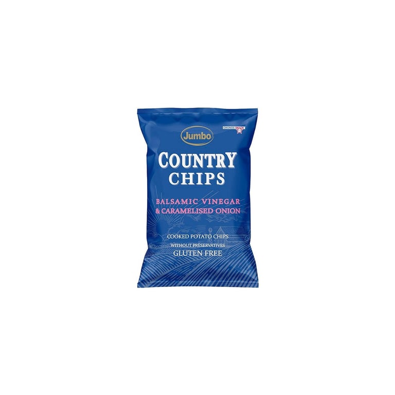 Jumbo Country Chips Balsamic Vinegar & Onion 150g