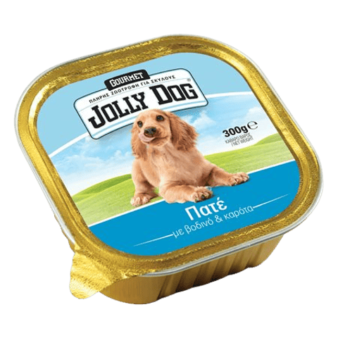 Jolly Dog Dog Pate Beef Carrots 300g