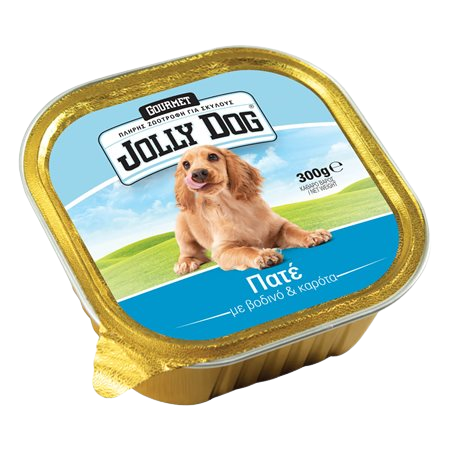 Jolly Dog Dog Pate Beef Carrots 300g