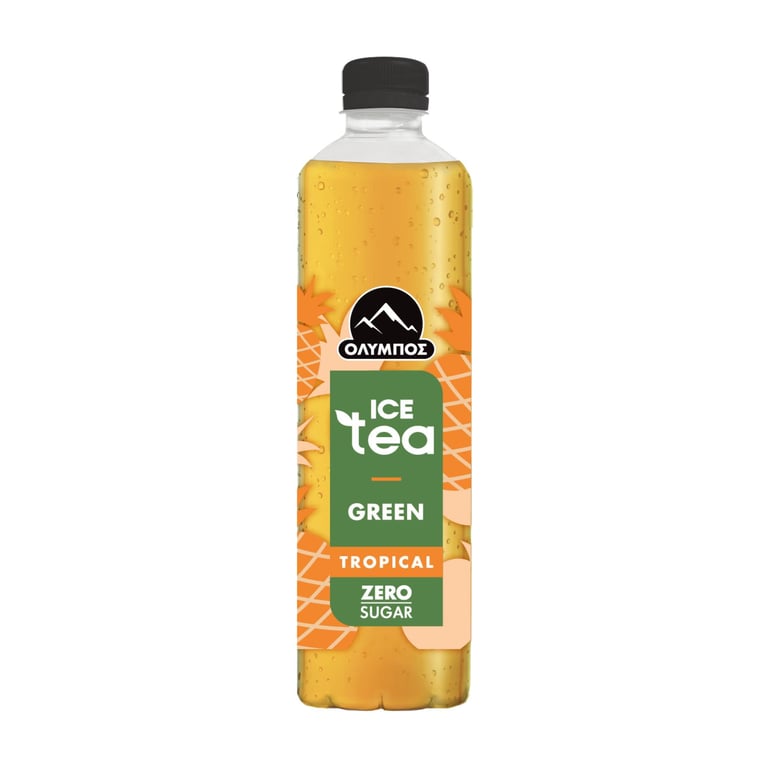 Ολυμπος Green Tea Tropical Zero 500ml