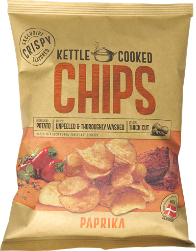 Kettle Cooked Chips Paprika 150g