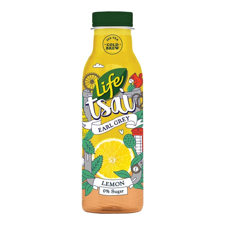 Δέλτα Life Tsai Earl Grey Ice Tea Lemon 500ml