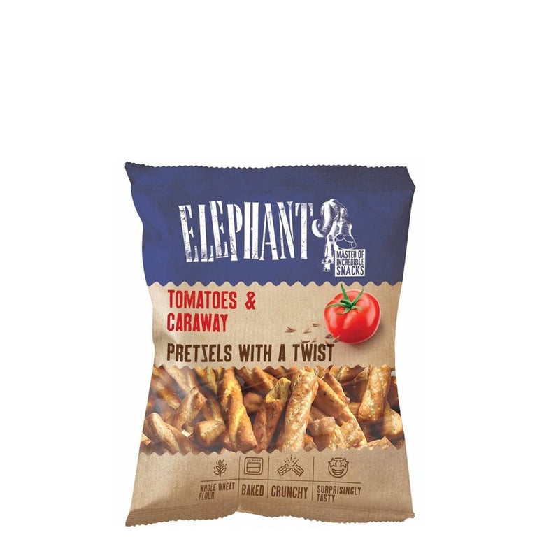 Elephant Twisted Pretzel Tomato Cumin 70g