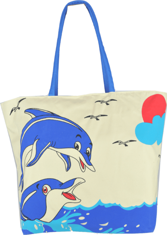 Beige Beach Bag