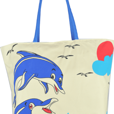 Beige Beach Bag