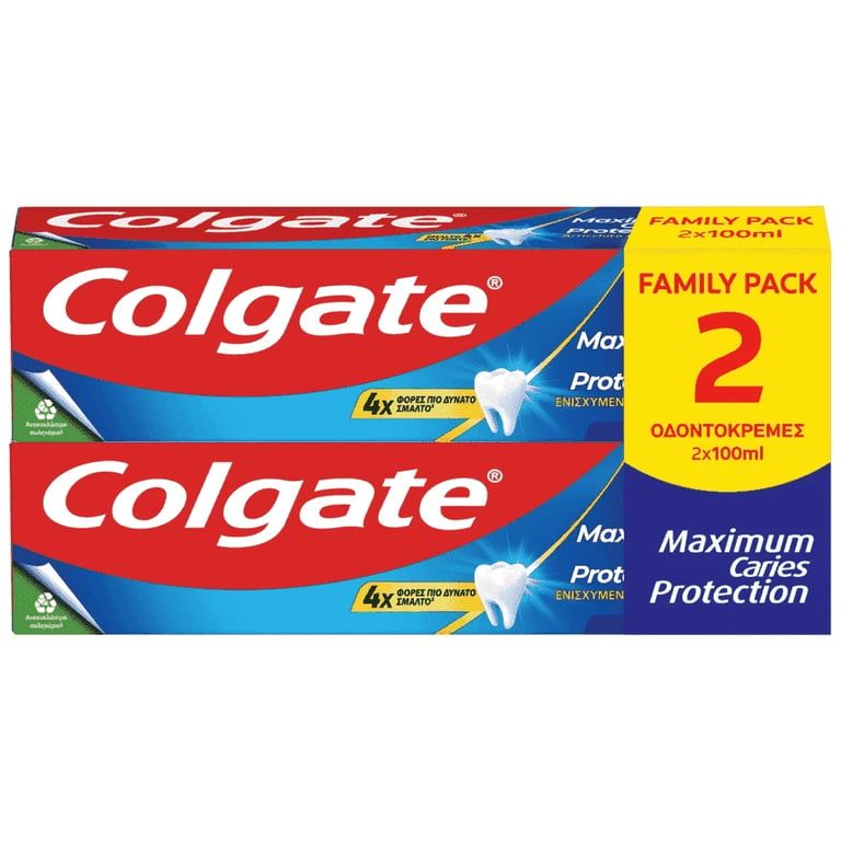 Colgate Protection Caries Toothpaste Family Pack 100ml x2
