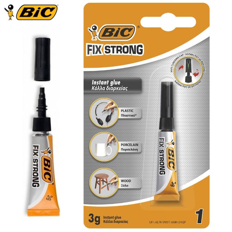 BIC Instant Glue 3G Fix Strong