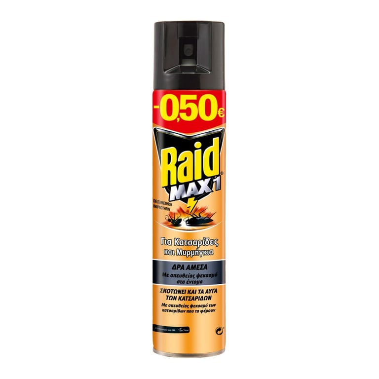 Raid Max for Roaches and Ants 300ml