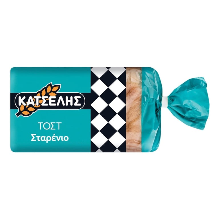 Κατσελης Toast Bread Wheat Large Slices 1kg