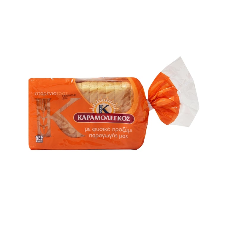 Καραμολεγκος Toast Bread Wheat Mini 340g