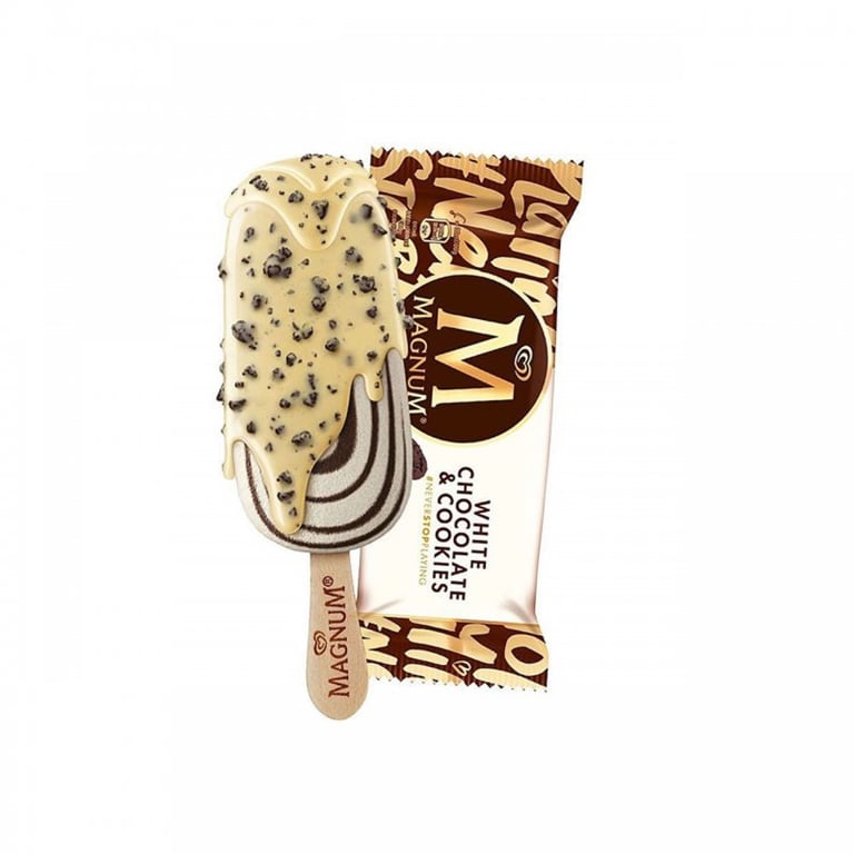 Magic White Cookies Ice Cream Bar 90ml