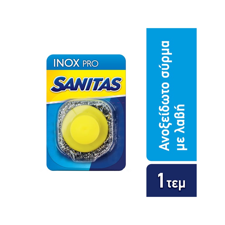 Sanitas Metal Scrubber with Handle