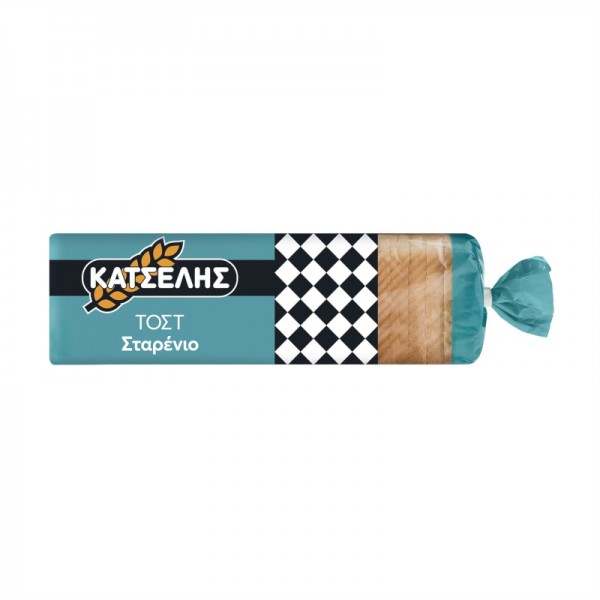 Κατσελης Toast Bread Wheat Normal Slices 720g