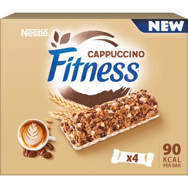 Fitness Cappuccino Bars 4x23.5g