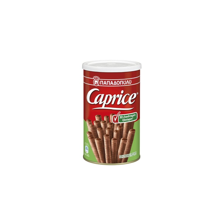 Παπαδοπούλου Caprice 30% Less Sugar Wafers 250g