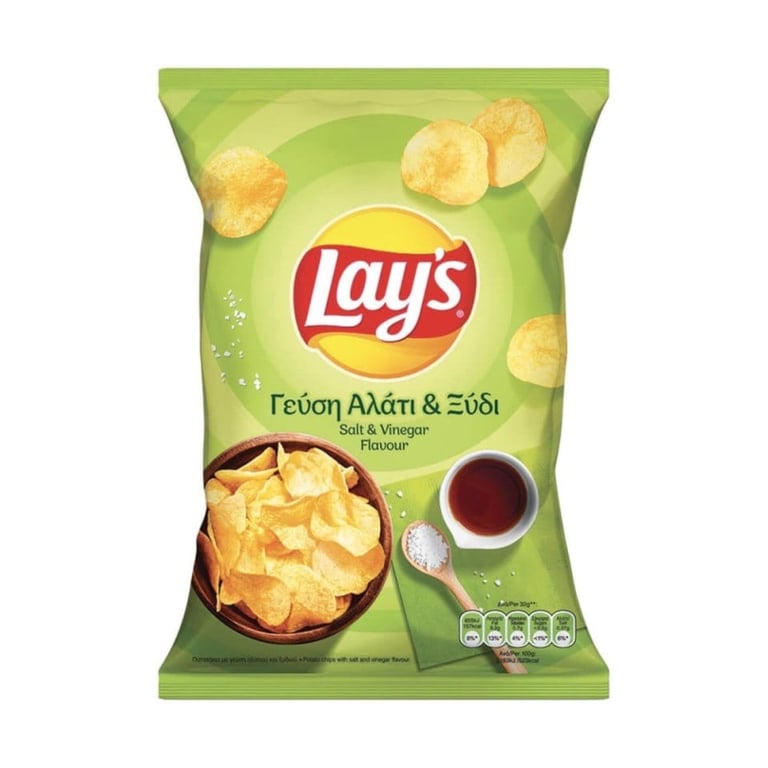 Lay's Salt and Vinegar Chips 120g