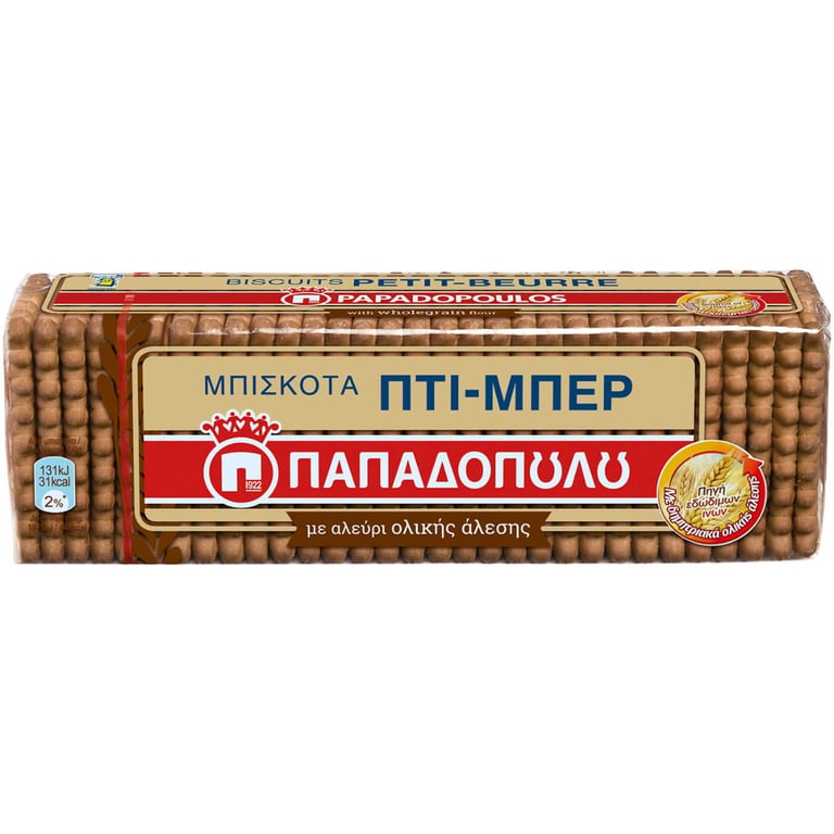 Παπαδοπούλου Wholemeal Petit Beurre