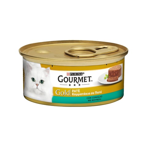 Gourmet Gold Rabbit Pate Cat Food 85g