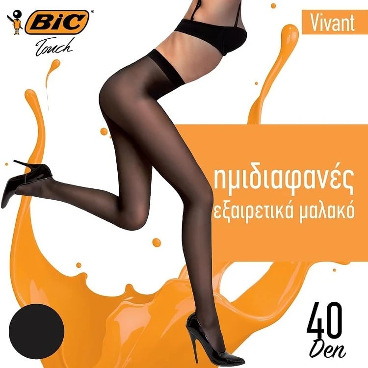 BIC Pantyhose 40D Vivant Black Large
