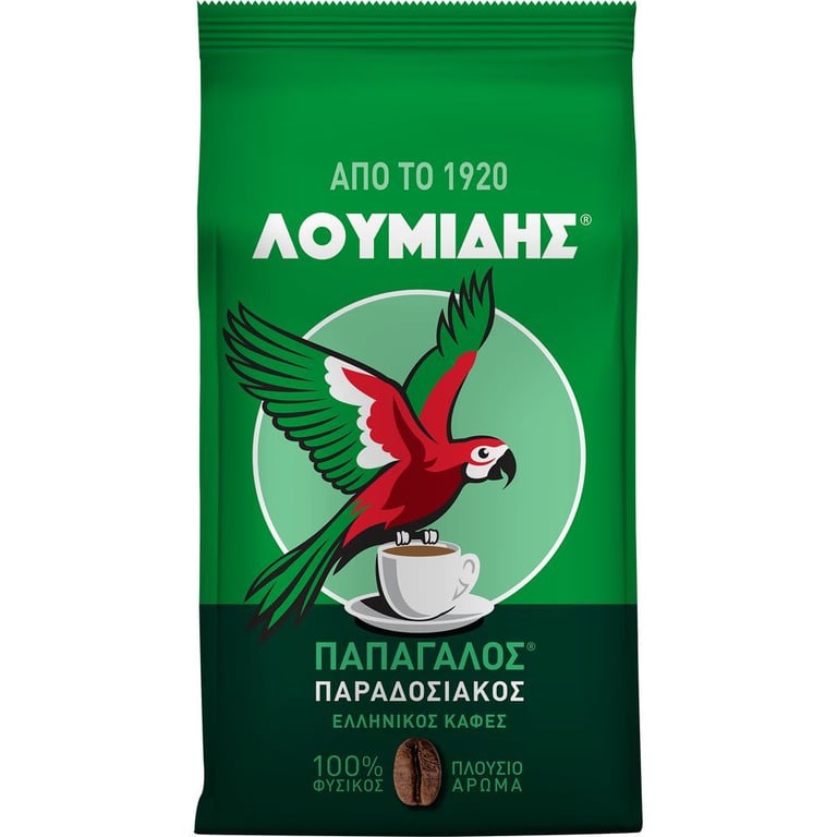 Παπαγάλος Λουμίδης Traditional Greek Coffee 194g