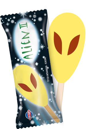 ΚΡΙ ΚΡΙ Alien Ice Cream Banana Cocoa Stick 90ml