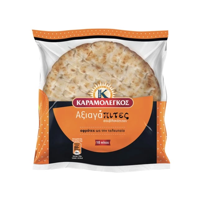 Καραμολεγκος Pita Bread Large 10 Pieces 820g