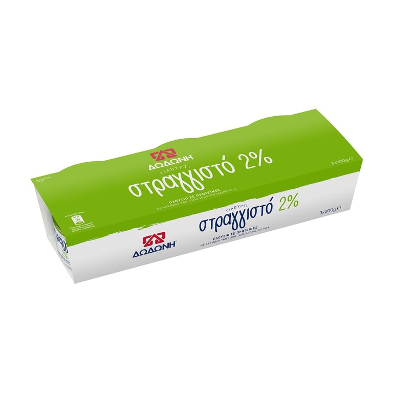 Δωδωνη Cow Yogurt 2% 3x200g