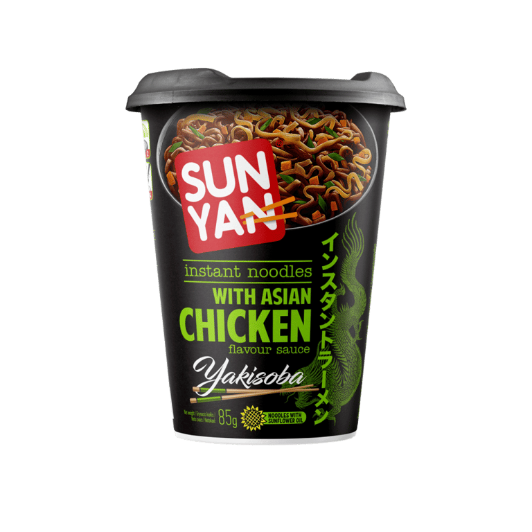 SUN YAN Yakisoba Chicken Instant Noodles Cup 85g