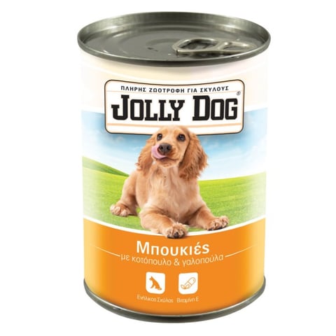 Jolly Dog Dog Chunks Chicken Turkey 405g