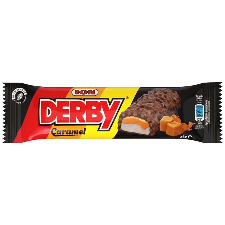 ΙΟΝ Derby with Caramel Filling 38g