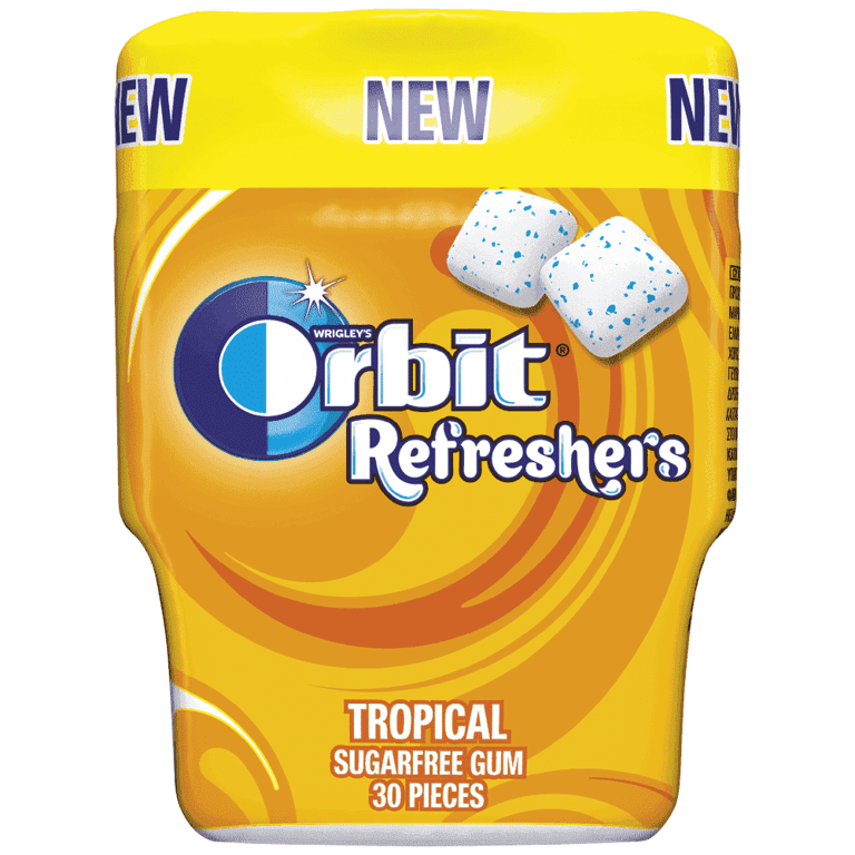 Orbit Refreshers Tropical Gum