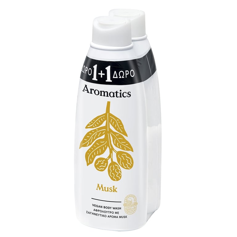 Aromatics Musk Shower Gel 650ml x2