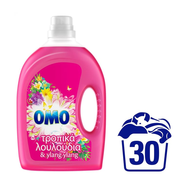 OMO Liquid Detergent Tropical Flowers 1.5L