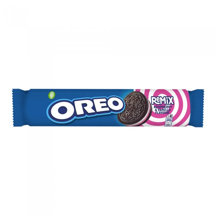 Oreo Filled Cookies Remix Vanilla Raspberry 157g