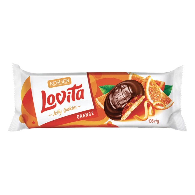 Lovita Cookies with Orange Filling 135g