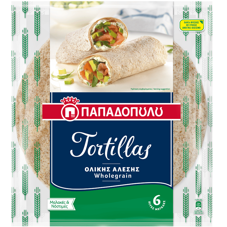 Wholemeal Tortilla 360gr