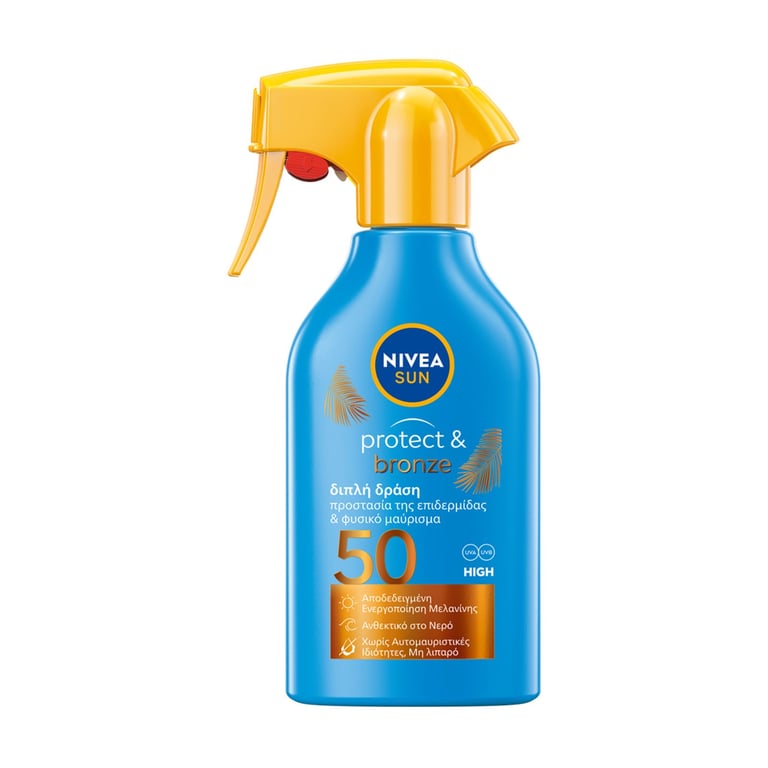 Nivea SUN 250ML Prot & Bronze OIL Spray SPF 50