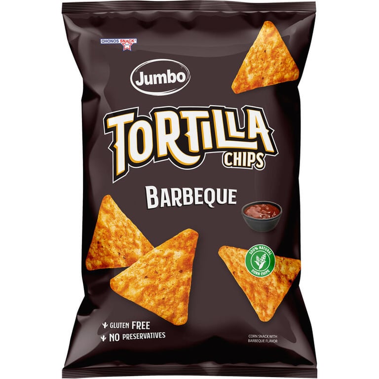 Jumbo Tortilla Chips BBQ 100g