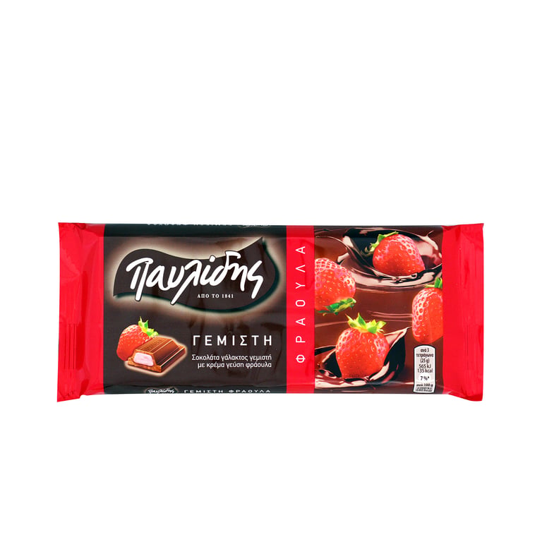 Παυλίδης Strawberry Chocolate 100g