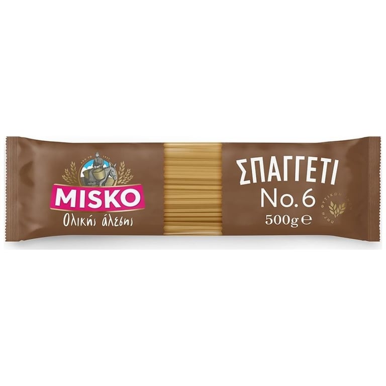 Misko Wholegrain Spaghetti No.6 500g